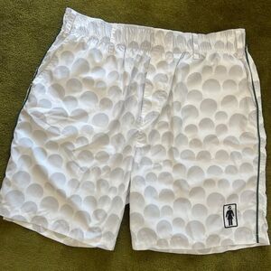 Malbon x girl skateboards golf shorts